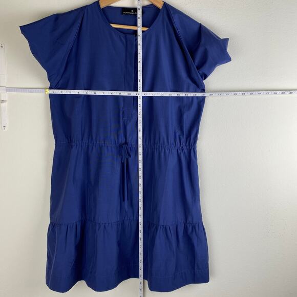 Tuckernuck Pomander Place Lucy Blue Cotton Mini Dress Size M - Picture 12 of 12